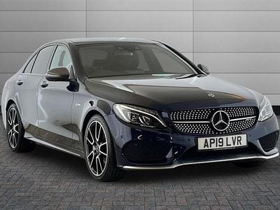 Used Mercedes C43 AMG Premium Plus 367 HP (269 kW) 2019 Blue Sedan