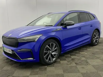 Used Skoda Enyaq iV SportLine 150 kW (204 HP) 2022 Blue SUV