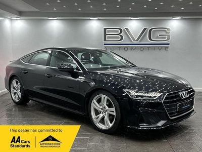 Black Used 2019 Audi A7 Sportback S-Line Hatchback | £21,994 (Fair price)
