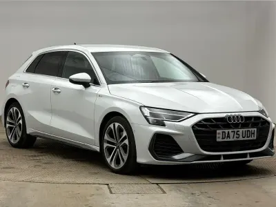 Used Audi A3 Sportback S-Line 150 HP (110 kW) 2025 White Hatchback