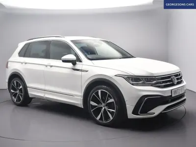 Used VW Tiguan R-line 150 HP (110 kW) 2022 White SUV