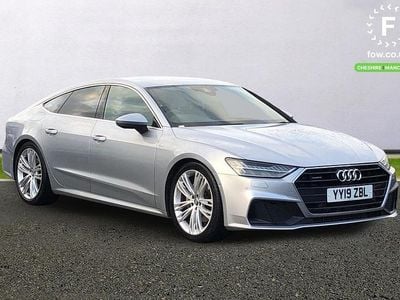 Used Audi A7 S-Line 340 HP (250 kW) 2019 Silver Sedan