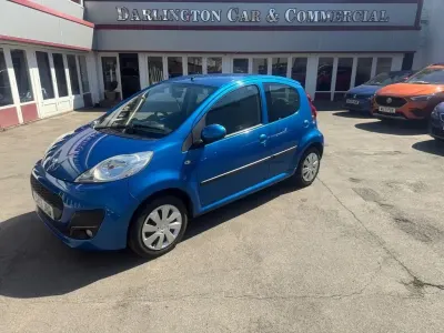 Second-hand Peugeot 107 Active 68 CP (50 kW) 2013 Albastru Hatchback