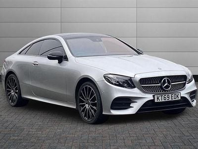 Silver Used 2020 Mercedes E400 AMG Line Premium Plus Coupe | £26,250 (Fair price)