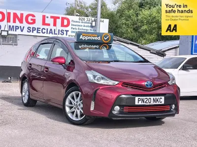 Used Toyota Prius+ Plus 136 HP (100 kW) 2020 Red MPV