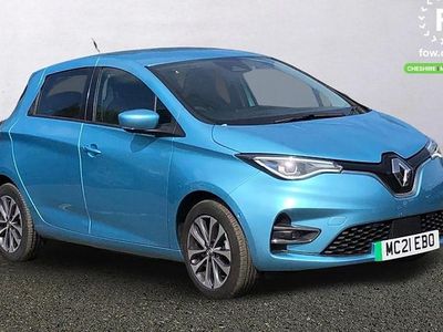Used Renault Zoe GT-Line 100 kW (136 HP) 2021 Blue Hatchback