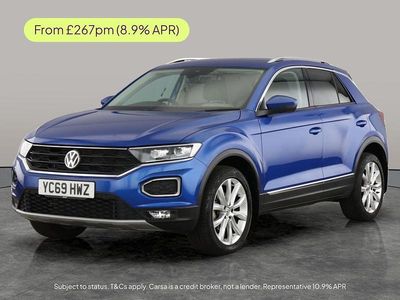 Used VW T-Roc SEL 150 HP (110 kW) 2019 Blue SUV