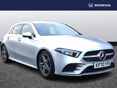 Begagnad Mercedes A200 AMG line 147 HK (108 kW) 2020 Silver Halvkombi