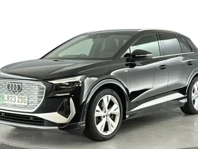 Used Audi Q4 e-tron S-Line 150 kW (204 HP) 2023 Black SUV