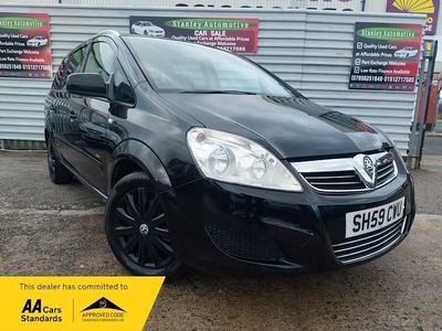 Black Used 2010 Vauxhall Zafira Active MPV | £2,490 (Fair price)