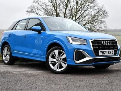 Begagnad Audi Q2 S-Line 150 HK (110 kW) 2023 Blå SUV
