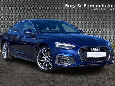 Usado Audi A5 Sportback S-Line 161 HP (118 kW) 2023 Azul Citadino