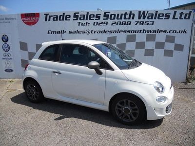 White Used 2017 Fiat 500 S Hatchback | £5,695 (Fair price)