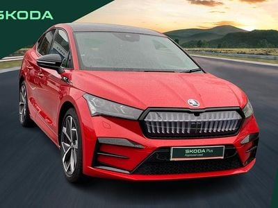 Red Used 2023 Skoda Enyaq iV vRS SUV | £28,949 (Fair price)
