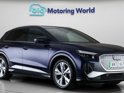Used Audi Q4 e-tron S-Line 150 kW (204 HP) 2023 Blue SUV