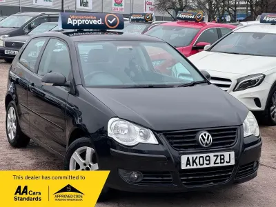 Used VW Polo Match 80 HP (58 kW) 2009 Black Hatchback