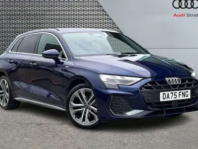 Used Audi A3 Sportback S-Line 150 HP (110 kW) 2025 Blue Hatchback