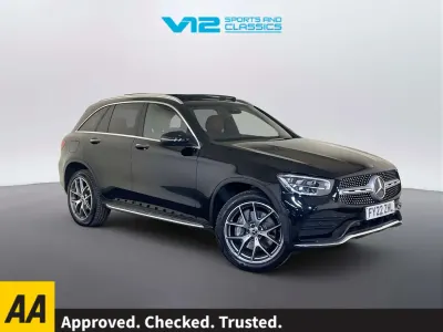 Begagnad Mercedes GLC300e AMG line 333 HK (244 kW) 2022 Svart SUV