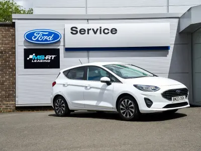 Used Ford Fiesta Titanium 125 HP (91 kW) 2023 White Hatchback