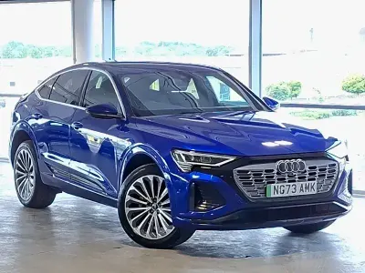 Used Audi Q8 e-tron S-Line 300 kW (408 HP) 2023 Blue SUV