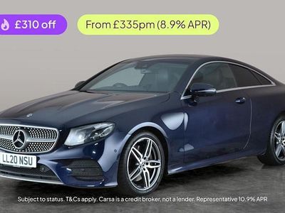 Blue Used 2020 Mercedes E300 AMG Line Premium Coupe | £20,954 (Super price)