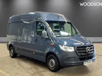 Usado Mercedes E-Sprinter Progressive 85 kW (116 CV) 2020 Gris Van
