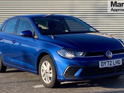Used VW Polo Life 95 HP (69 kW) 2022 Reef blue metallic Hatchback