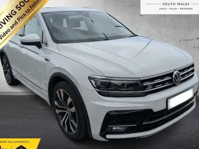 Used VW Tiguan R-line 150 HP (110 kW) 2017 White SUV