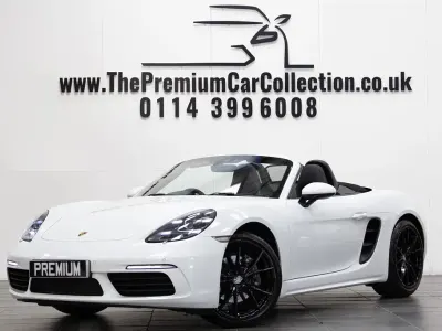 Used Porsche 718 Boxster 300 HP (220 kW) 2019 Carrara white metallic Cabriolet