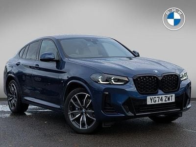 Blue Used 2024 BMW X4 M Sport SUV | £44,137 (Fair price)
