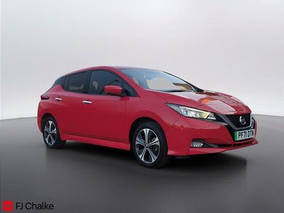 Used Nissan Leaf N-Connecta 160 kW (218 HP) 2021 Red Hatchback