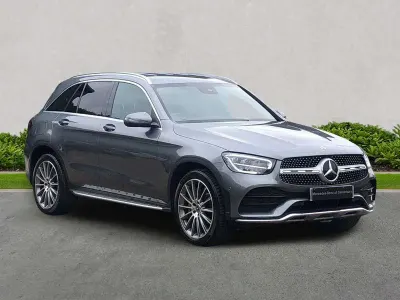 Begagnad Mercedes GLC220 AMG Line Premium 2022 Grå Kombi