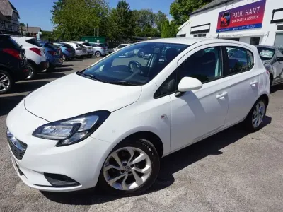 Used Vauxhall Corsa Excite 90 HP (66 kW) 2015 White Hatchback