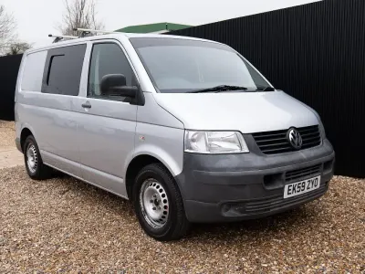 Used VW T5 128 HP (94 kW) 2009 Silver Van