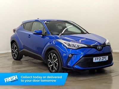 Nebula blue Used 2021 Toyota C-HR Design SUV | £16,499 (Fair price)