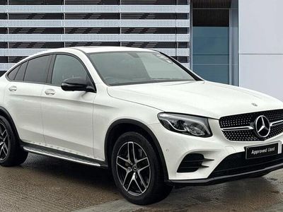 Used Mercedes GLC250 AMG Line Premium 204 HP (150 kW) 2018 White Coupe