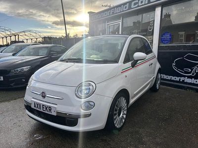 White Used 2011 Fiat 500 Lounge Hatchback | £2,750 (Fair price)
