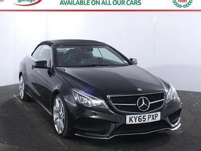 Used Mercedes E350 AMG line 258 HP (189 kW) 2016 Black Cabriolet