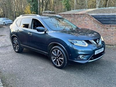 Blue Used 2015 Nissan X-Trail Tekna SUV | £6,995 (Fair price)