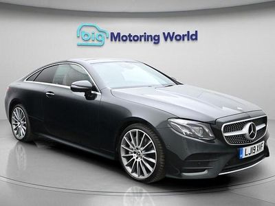 Used Mercedes E350 AMG line 313 HP (230 kW) 2019 Green Coupe