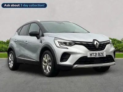 Begagnad Renault Captur Iconic 130 HK (95 kW) 2021 Grå SUV
