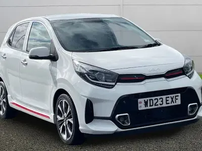 Used Kia Picanto GT-Line S 101 HP (74 kW) 2023 White Hatchback