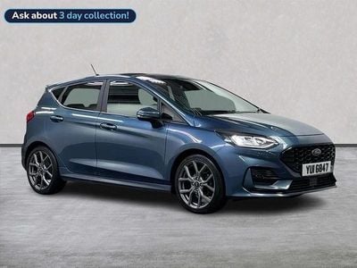 Begagnad Ford Fiesta ST-Line 2023 Blå Halvkombi