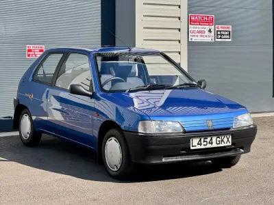 Used Peugeot 106 60 HP (44 kW) 1993 Blue Hatchback