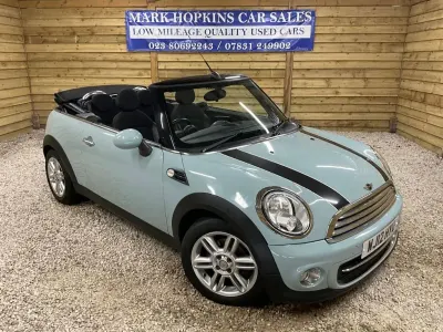 Used Mini Cooper Cabriolet 122 HP (89 kW) 2012 Blue Cabriolet