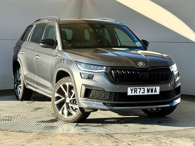 Used Skoda Kodiaq SportLine 150 HP (110 kW) 2023 Grey SUV