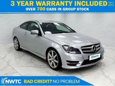 Begagnad Mercedes C180 Sport Edition 156 HK (114 kW) 2015 Silver Sportkupé