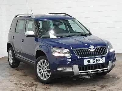 Used Skoda Yeti SE 110 HP (80 kW) 2015 Blue SUV