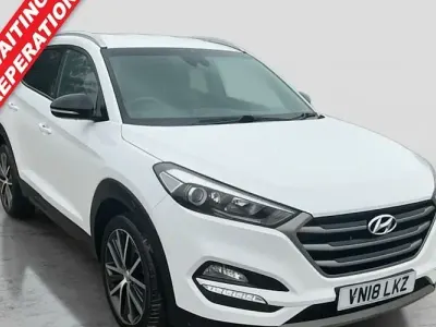 Used Hyundai Tucson GO! 177 HP (130 kW) 2018 White SUV