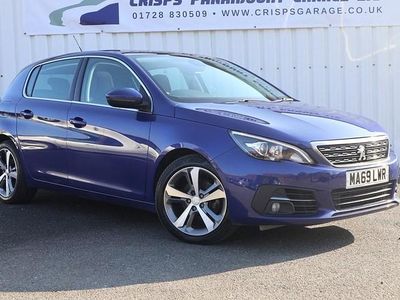 Used Peugeot 308 Allure 2019 Blue Hatchback